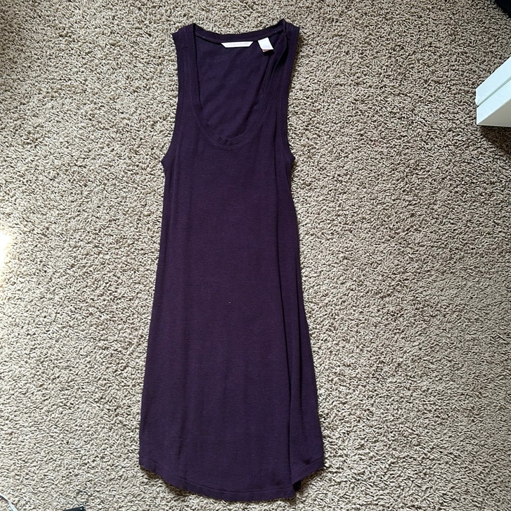 Victoria's Secret Purple Midi Tank bodycon Dress